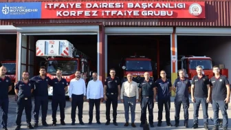 Körfez Belediye Başkanı orman kahramanlarını ziyaret etti
