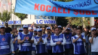 İzmit'te emekçiler hayat pahalılığını protesto etti