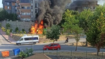 Karamürsel çocuk parkında yangın çıktı