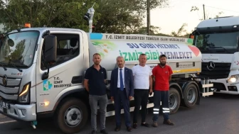 İzmit Belediyesi Karamürsel yangınına destek oldu