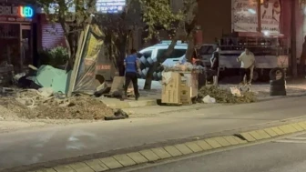 Gebze'de doğal gaz borusu kazıyla delindi