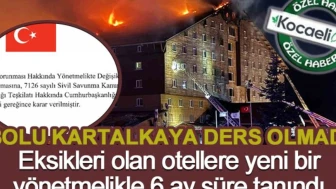 Otel yangını sonrası denetimler gevşetildi