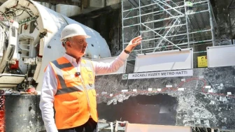 Körfezray Metrosu tünel kazımına başladı