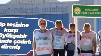 Kocaeli’de çöp tesisine karşı direniş sürüyor