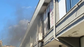 İzmit spor salonunda klima yangını çıktı