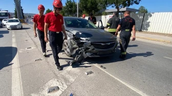 Başiskele’de otomobil kazasında 1 yaralı