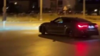 Ehliyetsiz sürücüye drift cezası kesildi