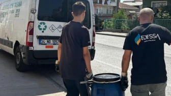 KOMEK 500 litre atık yağ geri kazandırdı