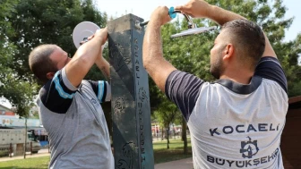 Büyükşehir sahilde su tasarrufu sağladı