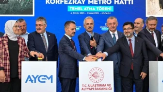 Körfezray metro projesinde ilk kazı başladı