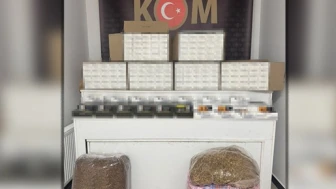 Kocaeli’de bandrolsüz malzemeler ele geçirildi