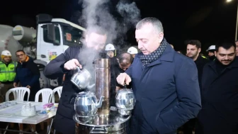 Başiskele Kavşağında çalışmalar devam ediyor