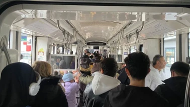 Kocaeli tramvayında arıza yolcuları etkiledi