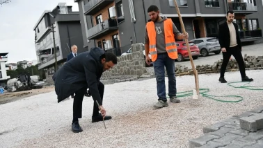 Başiskele'de üstyapı çalışmaları hızlandı