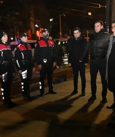 Kocaeli emniyet müdürü yılbaşı denetimi yaptı