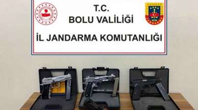 Jandarma Ekibinden Şok Plan: 4 ruhsatsız tabanca ele geçirildi