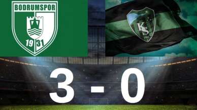 Bodrumspor Kocaelispor'u 3-0 mağlup etti...