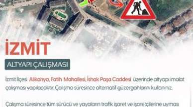 İzmitliler Dikkat! Bugün O Yolu Kullanmayın...