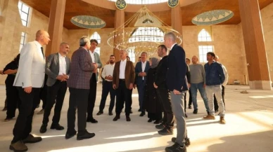 Kartepeye yeni cami inşaatı tamamlanıyor