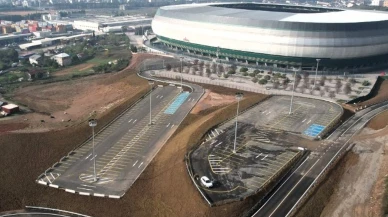 Kocaeli stadına 5 bin araçlık otopark yapıldı
