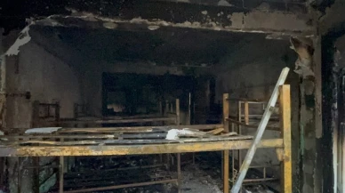 Darıca'da bıçaklı saldırı sonrası yangın çıktı