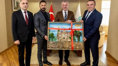 Milli eğitim müdürü başkanı ziyaret etti