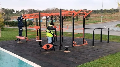 Darıca Millet Bahçesi'nde bakım çalışmaları sürüyor