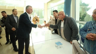 Vali ve başkanlar aileleri ziyaret etti