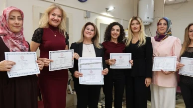 KOMEK kursiyerleri ustalık belgesi aldı