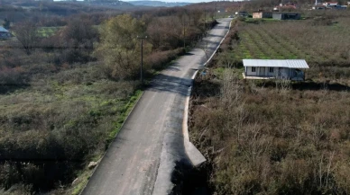 Kocaeli Eriklide yol çalışması tamamlandı
