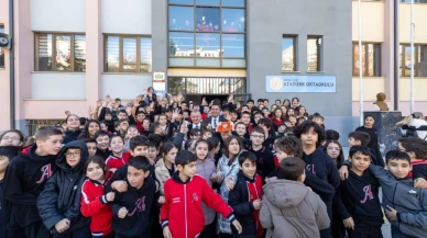 Başkan Büyükakın öğrenci vaadini yerine getirdi