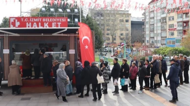İzmit belediyesi halk et projesiyle vatandaşa destek oluyor