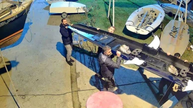 Derince'de kaçak tekneler ele geçirildi