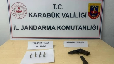 Karabük'te ruhsatsız silah taşıyan şahsa 40 bin TL ceza