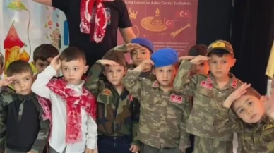 İscehisar Anaokulu'nda geleneksel 'kına gecesi ve asker eğlencesi': Minikler Türk kültürünü yaşattı