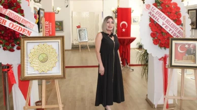 Üç boyutlu sanatın ışıltısı Efeler’de sergilendi: El emeği ürünlerini görücüye çıkardılar