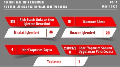 Eskişehir'de gıda denetimleri artırıldı: 2,4 milyon TL ceza kesildi