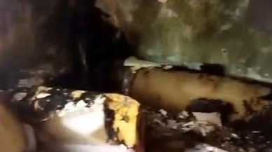 Kozluk'ta alevlere rağmen hayata tutunan genç: Yangın anında cesaretle atlayarak kurtuldu