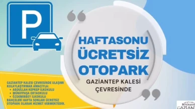 Gaziantep Kalesi çevresinde otopark sorunu çözüldü: Okul bahçeleri hafta sonları hizmette