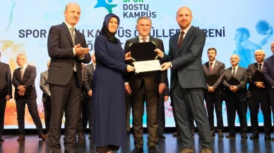 Manisa CBÜ, 'Spor Dostu Kampüs' ödülüyle taçlandı