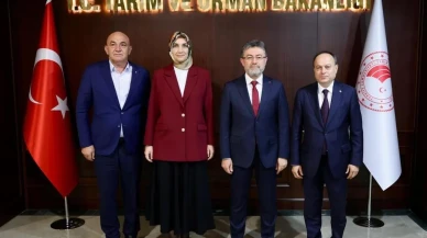 Afyonkarahisar heyetinden kritik ziyaret: Tarım ve hayvancılık konuşuldu