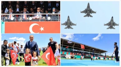 19 Mayıs'ta Bingöl Stadyumu'nda F-16'ların gökyüzündeki gösterisiyle coşku dorukta