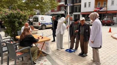 Kilo kontrolü başladı: Hisarcık'ta Sağlık Bakanlığı projesiyle vücut kitle indeksleri ölçülüyor