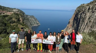 Likya Yolu'nda adrenalin dolu macera: Kocaeli kulübü tarih ve doğa şölenine imza attı