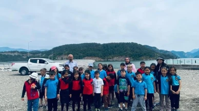 Köyceğiz'de öğrenciler suyun gücünü keşfetti: Akköprü Barajı'nda farkındalık projesi gerçekleşti