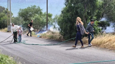 Bodrum'da yangın alarmı! 5 hektar alan alev alev yandı