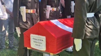 Kıbrıs Gazisi Osman Şenlik, son yolculuğuna uğurlandı; Tavas halkı yas içinde!