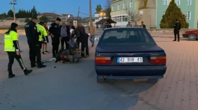 Konya'da kaza: Kulu'da otomobil ile motosiklet çarpıştı