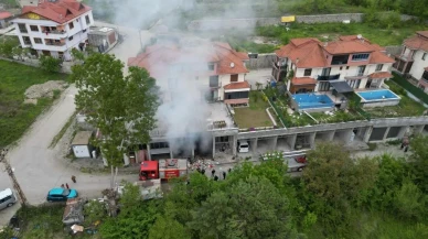 Devrek’te depo yangını: İtfaiye ekipleri yangını söndürdü