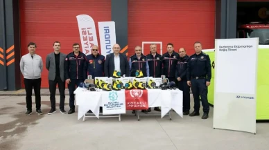 Hyundai, Kocaeli İtfaiyesi'ne acil durum ekipmanlarıyla destek verdi!